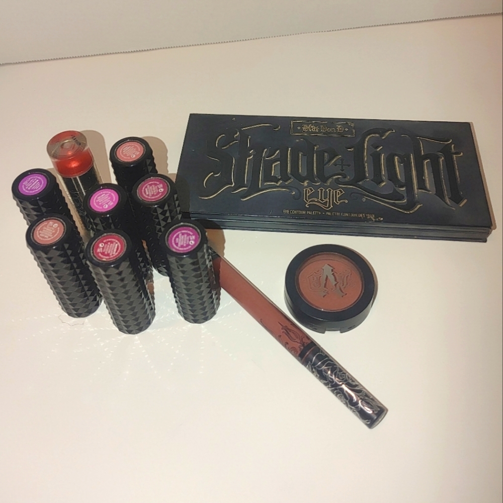 11-piece Kat Von D set includes Lipsticks, Shade + Light Eye kit and Lolita duo
